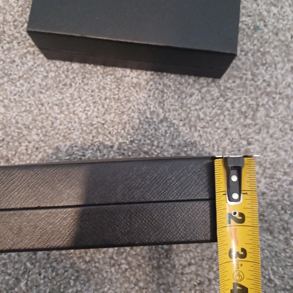 Prada‎ Glasses Gift Storage Box Only Black Saffiano Style Lot of 2